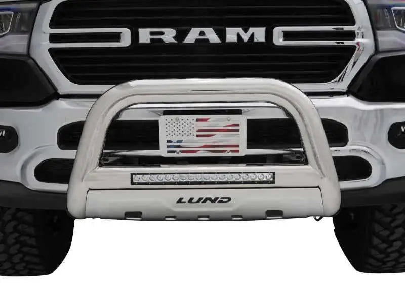 Lund 10-17 Dodge Ram 2500 Bull Bar w/Light & Wiring - Polished 47021205