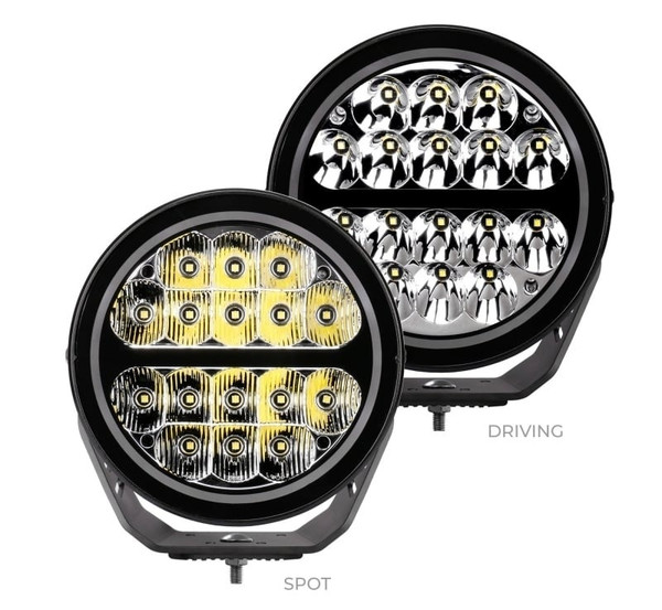 Ford Bronco / Bronco Sport Maxround 7 Round Auxiliary LED Lights by Go Rhino