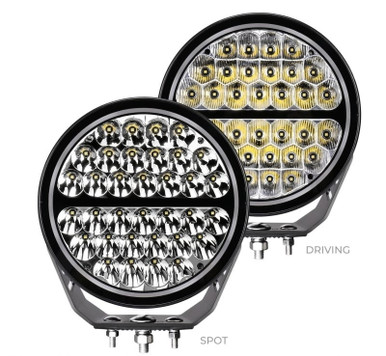 Ford Bronco / Bronco Sport Maxround 9 Round Auxiliary LED Lights by Go Rhino