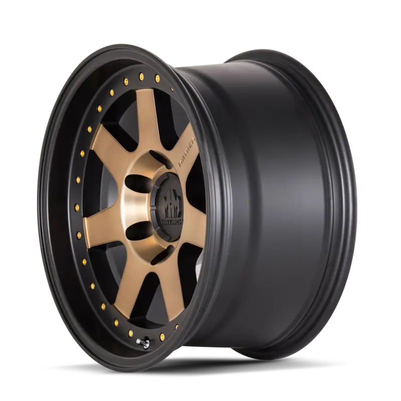 Mayhem 8300 Prodigy 18x9 / 6x135 BP / 0mm Offset / 87.1mm Hub Matte Black w/ Bronze Tint Wheel may8300-8936tz