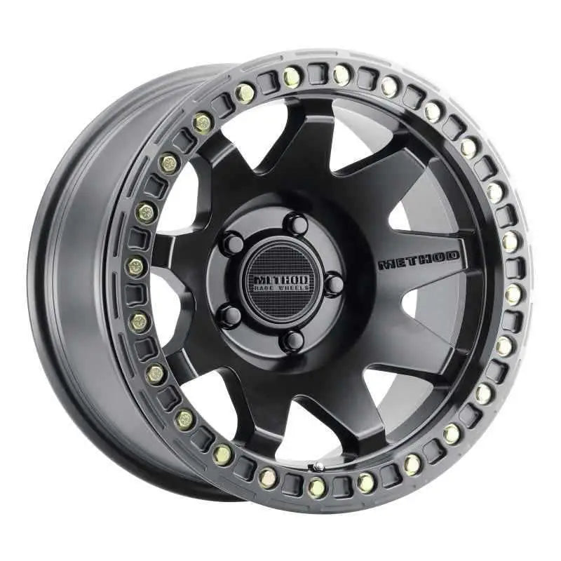 Method MR108 17x9 -44mm Offset 5x5 71.5mm CB Matte Black w/BH-H24125-38 Wheel mr10879050544b