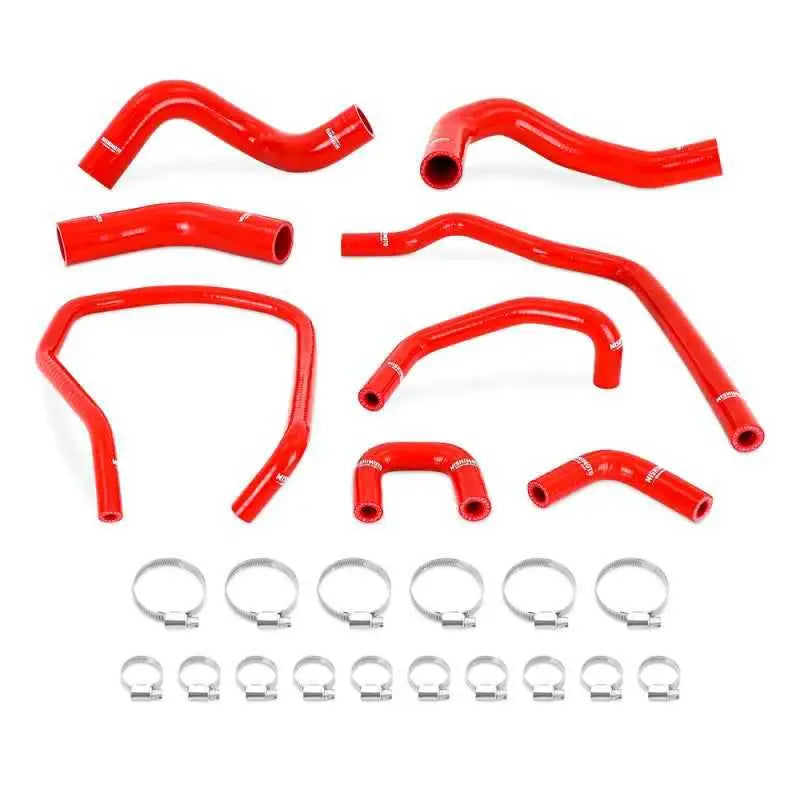Mishimoto 04-10 Infiniti QX56 / 04-14 Titan Silicone Coolant Hose Kit - Red mmhose-ttn-04rd