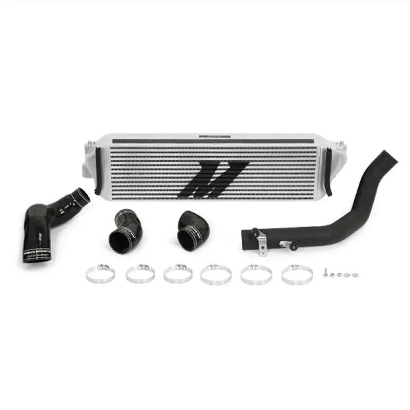 Mishimoto 2017+ Honda Civic Type R Performance Intercooler Kit - Silver Core Black Piping mmint-ctr-17kslwbk