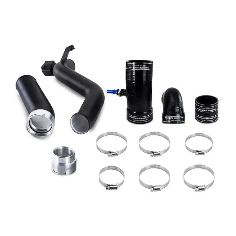 Mishimoto 2019+ Ford Ranger 2.3L Intercooler Pipe & Boot Kit - Micro-Wrinkle Black mmicp-rgr-19kmwbk