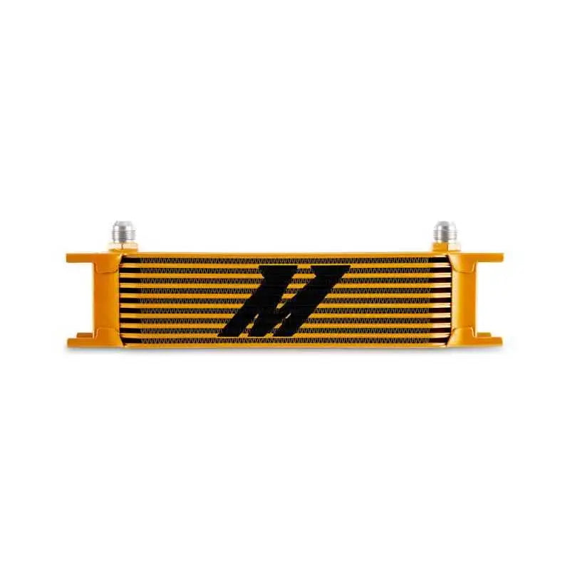 Mishimoto Universal -8AN 10 Row Oil Cooler - Gold mmoc-10-8gd