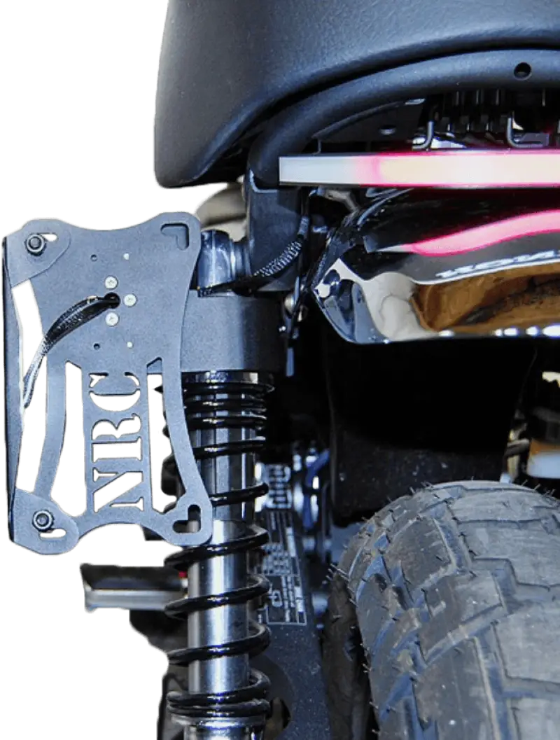 MONKEY-SIDE New Rage Cycles Side Mount License Plate Hon wps-565-0199