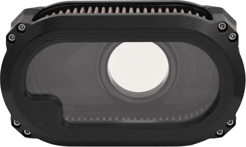 NXT-03B Kens Factory Nxt Lvl Tc Air Cleaner W/Glass Black W/Black wps-563-03123