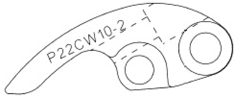 P22CW10-68-2 Speedwerx Ripper Series Weights 68-78G Pol P22 Clutch wps-440-94296