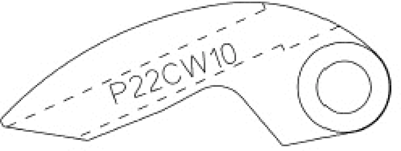 P22CW10-74 Speedwerx Ripper 10 Series Weights 74-84G Pol P22 Clutch wps-440-94294