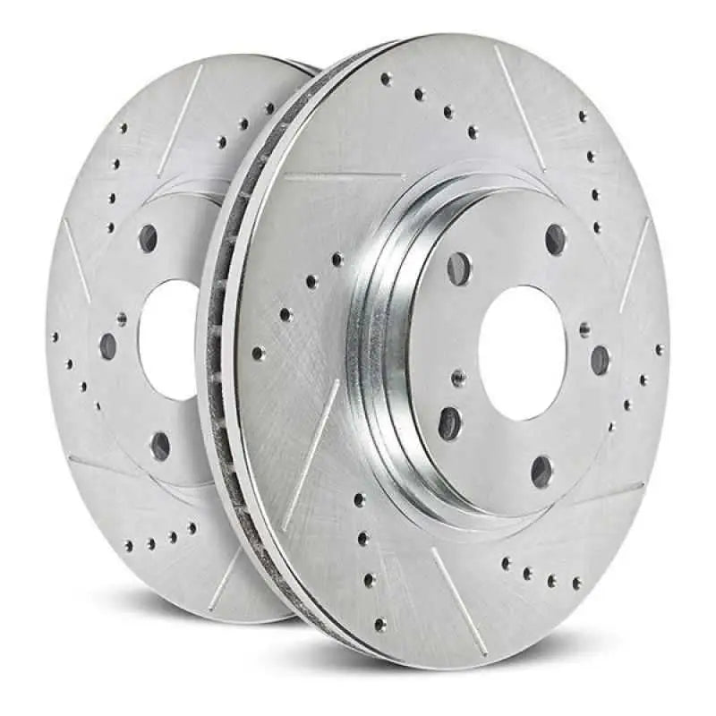Power Stop 19-21 Genesis G70 Front Evolution Drilled & Slotted Rotors - Pair jbr1791xpr
