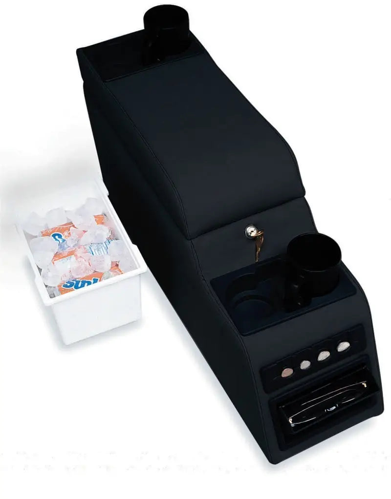 Rampage 1976-1983 Jeep CJ5 Locking Center Console - Black Denim ram31515