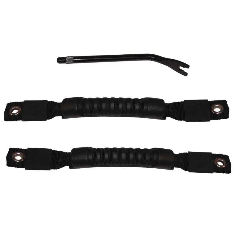 Rugged Ridge Door Pull Straps Black 97-06 Jeep Wrangler 11826-01