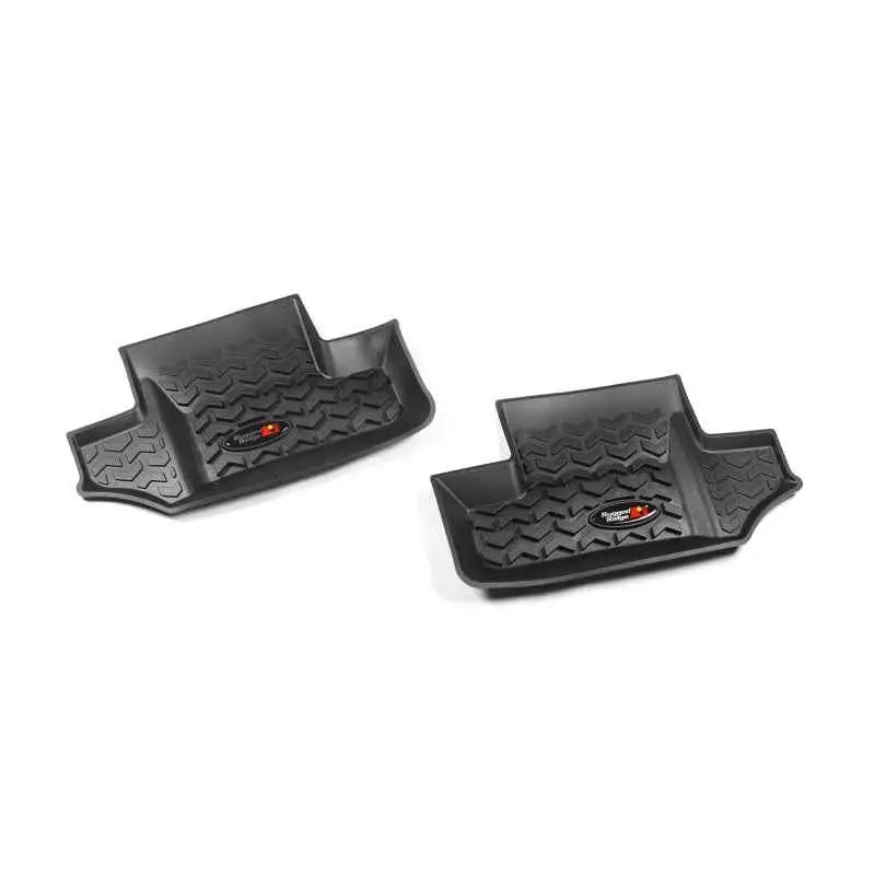 Rugged Ridge Floor Liner Rear Black 2007-2018 Jeep Wrangler JK 2 Dr 12950-02