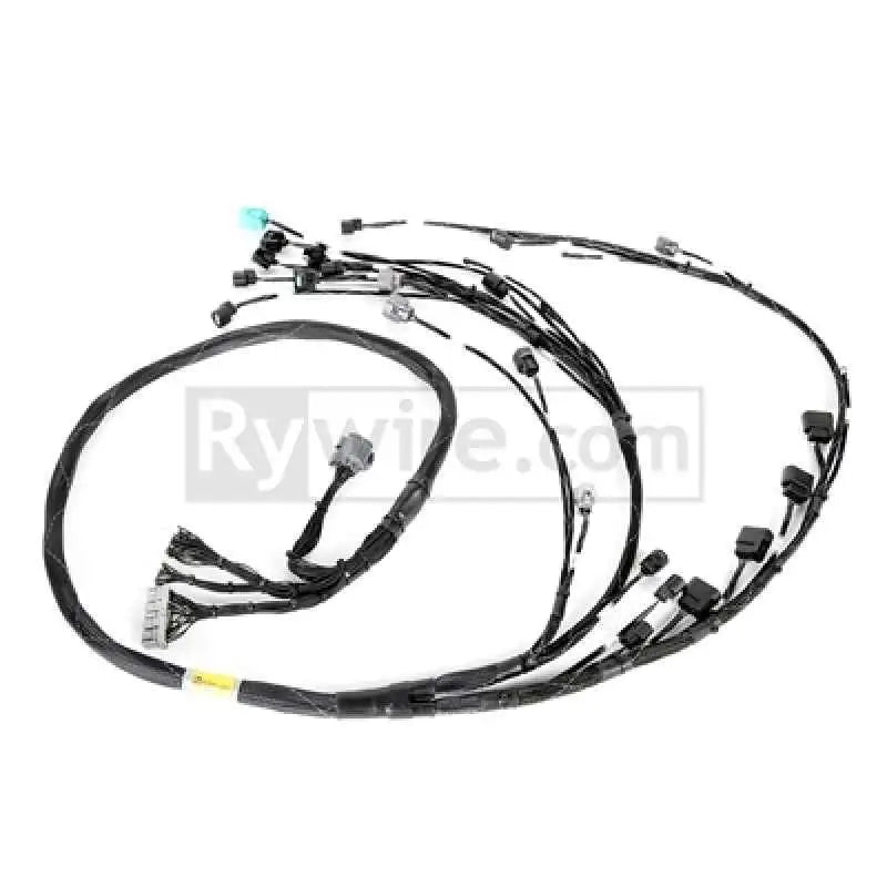 Rywire Honda K-Series Tucked Budget Engine Harness w/OBD2 02-04 RSX K20 Sensor/Headlights VSS ry-k2-base-frontvss