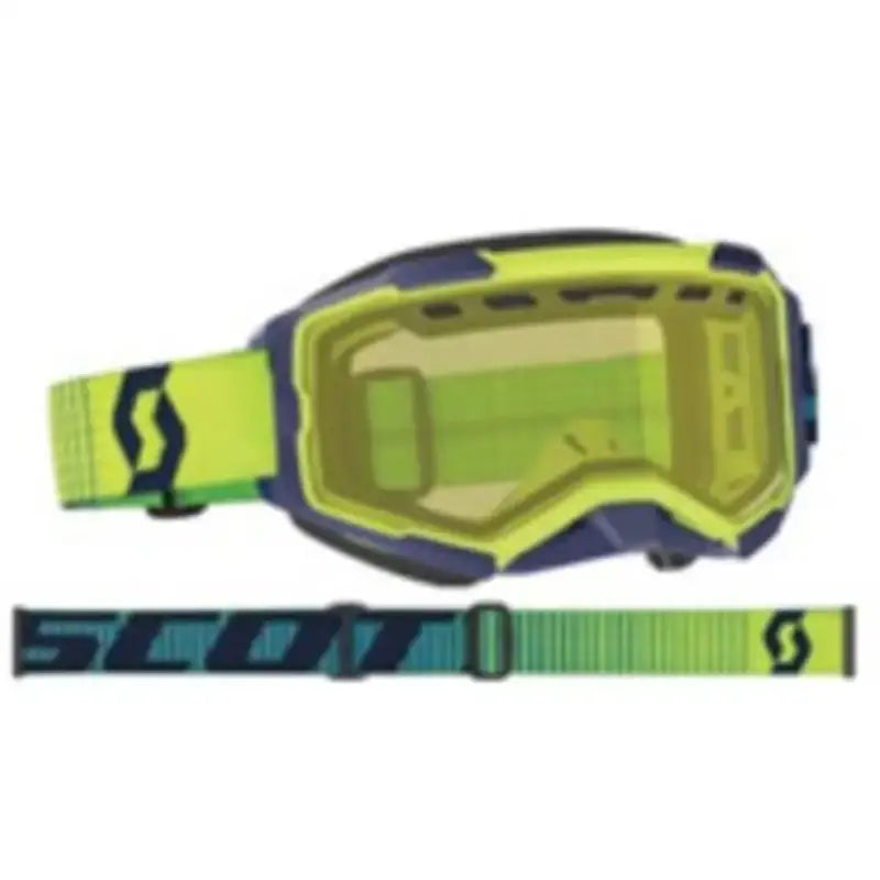Scott 278605-1054029 Fury Snowcross Goggle Blue/Yellow Yellow Lens wps-51-2341