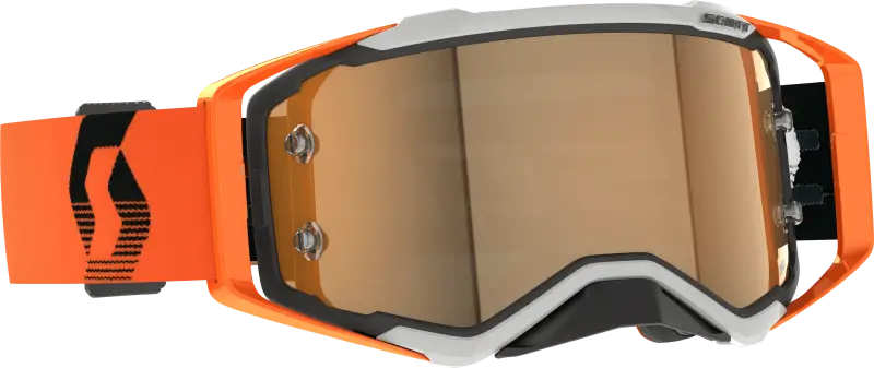 Scott 285536-1294324 Prospect Amp Gogggle Grey/Orange Gold Chrome Works wps-51-5550