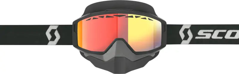 Scott 285542-1007341 Split Otg Snwcrss Ls Goggle Blk/Wht Red Chrome wps-51-5606