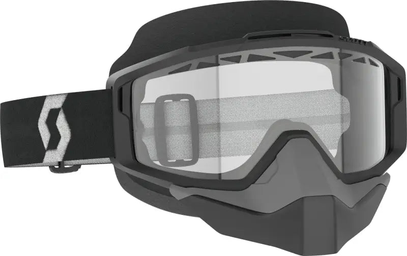 Scott 285543-1007043 Split Otg Snwcrss Goggle Black/White Clear Lens wps-51-5608
