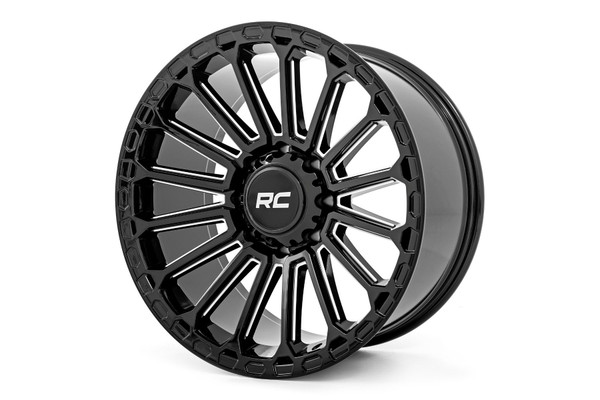 Ford Bronco Gloss Black One-Piece 97 Series Wheel 22x10 | 6x5.5 by Rough Country