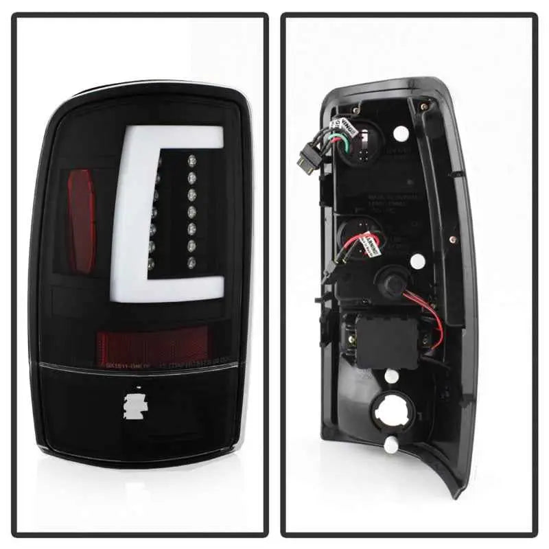 Spyder 00-06 GMC Yukon/Yukon XL V2 Light Bar LED Tail Lights - Black (ALT-YD-CD00V2-LBLED-BK) 5084149