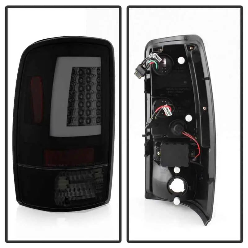 Spyder 00-06 GMC Yukon/Yukon XL V2 Light Bar LED Tail Lights - Blk Smoke (ALT-YD-CD00V2-LBLED-BSM) 5084156