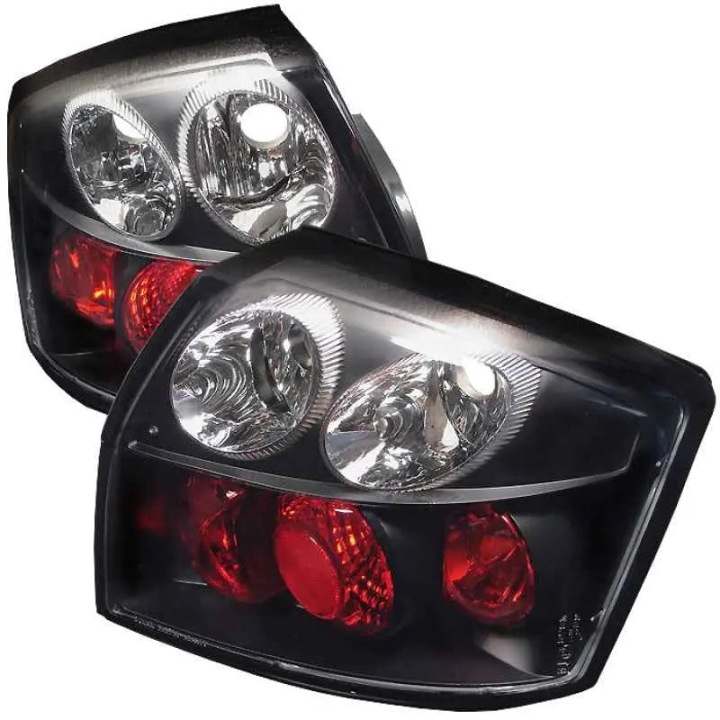Spyder 02-05 Audi A4 (Excl Convertible/Wagon) Euro Style Tail Lights - Black (ALT-YD-AA402-BK) 5000002