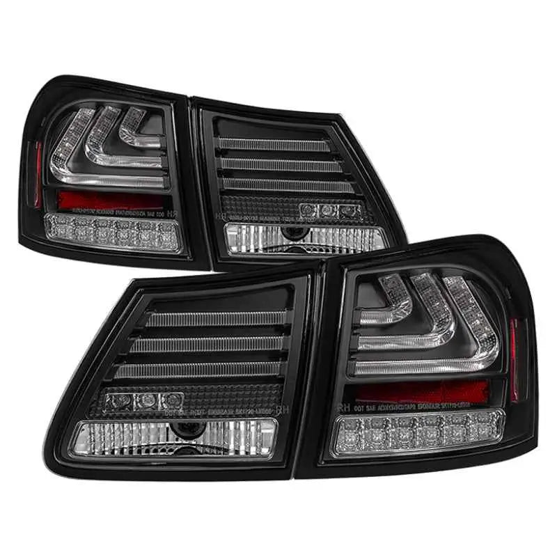 Spyder 07-11 Lexus GS 350 LED Tail Lights Black ALT-YD-LGS06-LED-BK 5082596