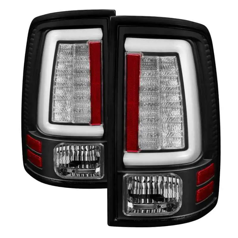 Spyder 09-16 Dodge Ram 1500 Light Bar LED Tail Lights - Black ALT-YD-DRAM09V2-LED-BK 5084026