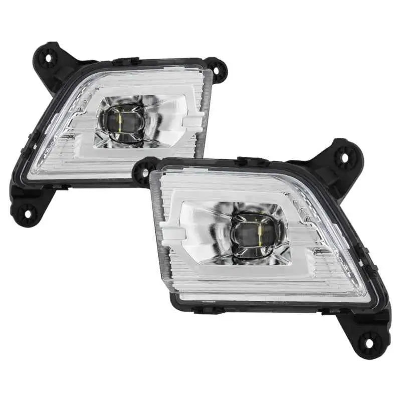 Spyder 19-20 Chevy Silverado 1500 OEM Style Full LED Fog Light w/Switch - Clear (Wont Fit RPO U12) 5086983
