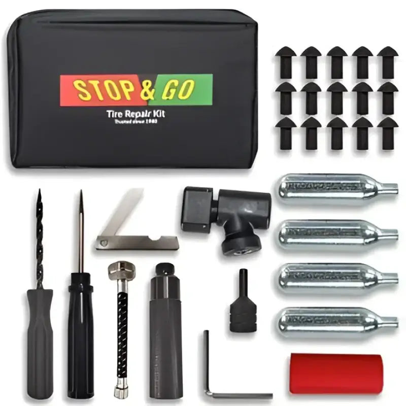 Stop & Go 1001A Pocket Tire Plugger Kit Plus Co2 Inflation wps-85-01001a