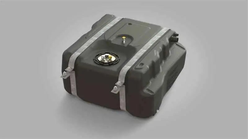 Titan Fuel Tanks 17-19 Ford F-350 40 Gal Extra HD Cross-Linked PE After-Axle Aux Tank Reg/Ext Cab 4020217