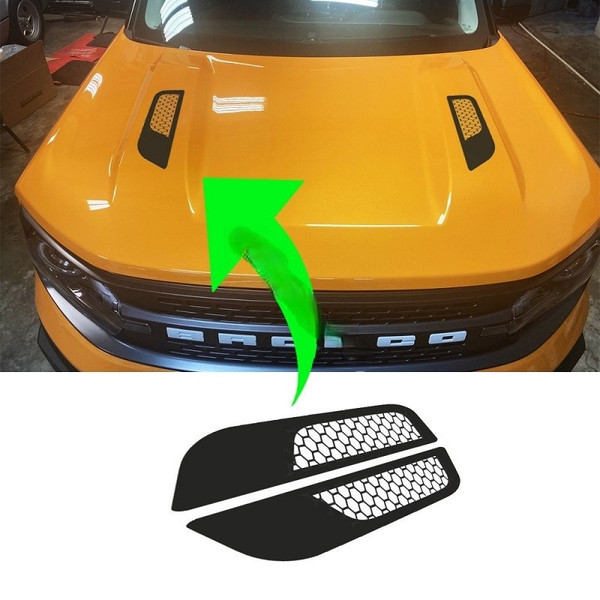 Ford Bronco Sport Vinyl Hood Accents Vent - V2 by Vortex