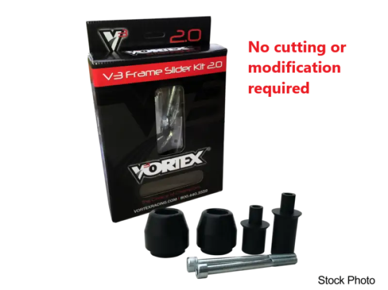Vortex SR164 Frame Sliders V3 2.0 Mod Req Blk Suz wps-3-sr164