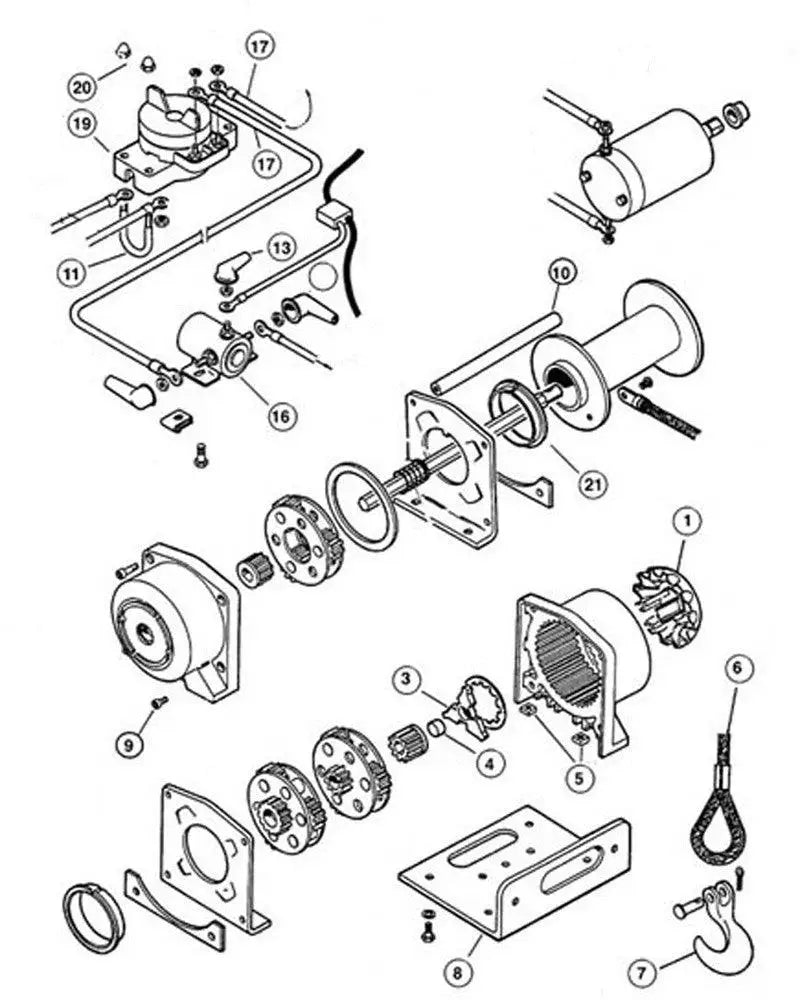 Warn 22142 Retrofit Brake Kit wps-61-1218