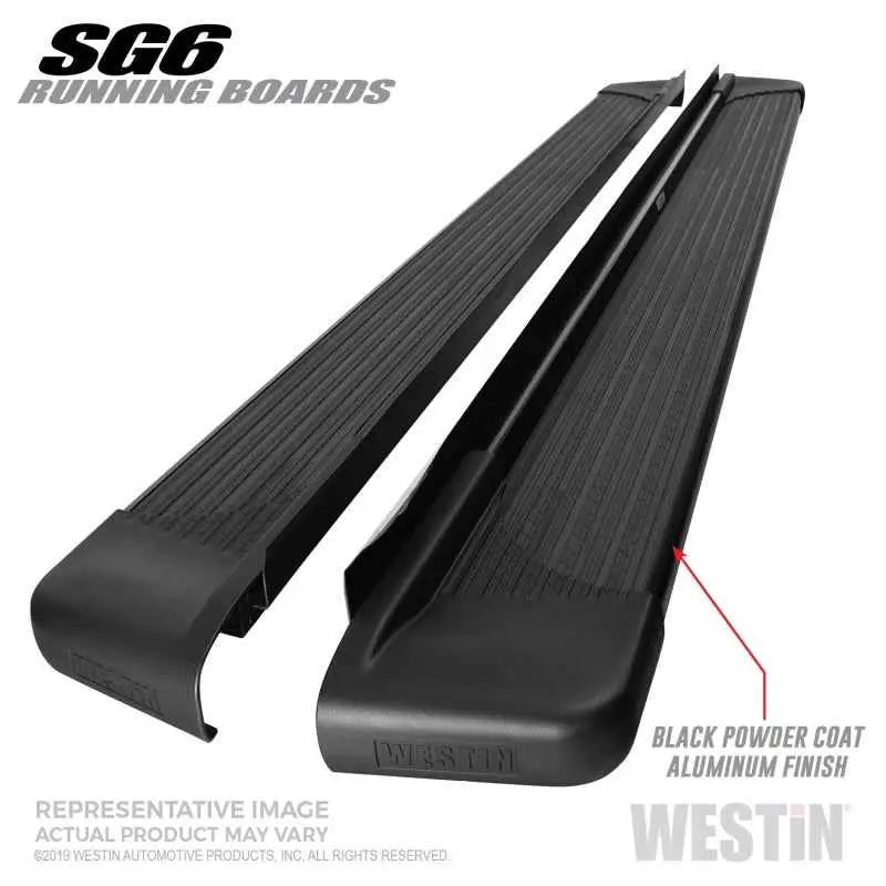 Westin SG6 Black Aluminum Running Boards 79 in 27-64735