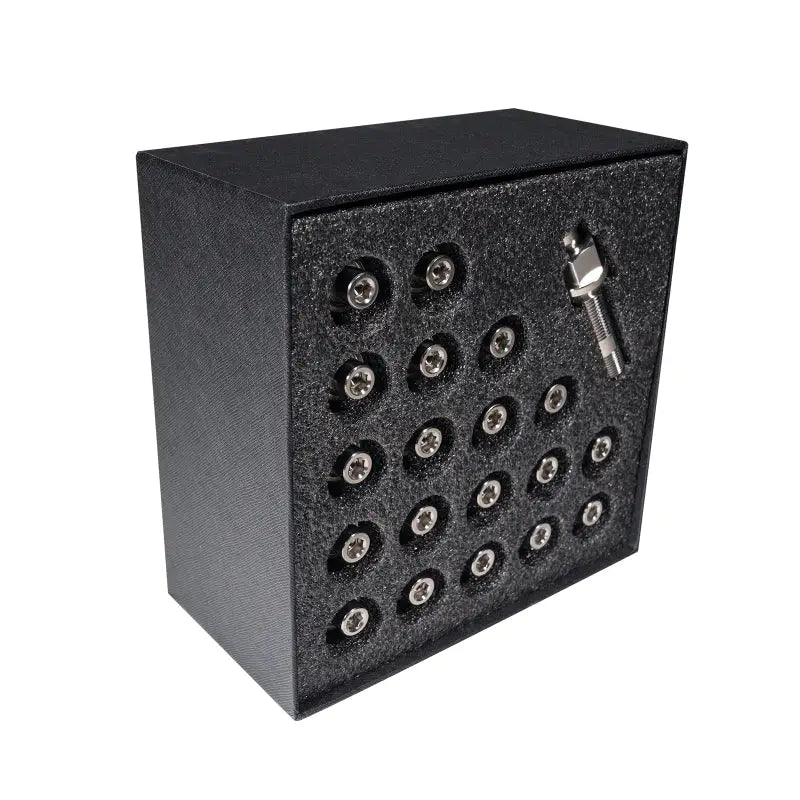 Wheel Mate Titanium Wheel Stud Conversion (Raw Ti) - M14x1.25 to M14x1.5 - 74mm - 60deg Lug Nut whmtim14c6074r-46913288995117