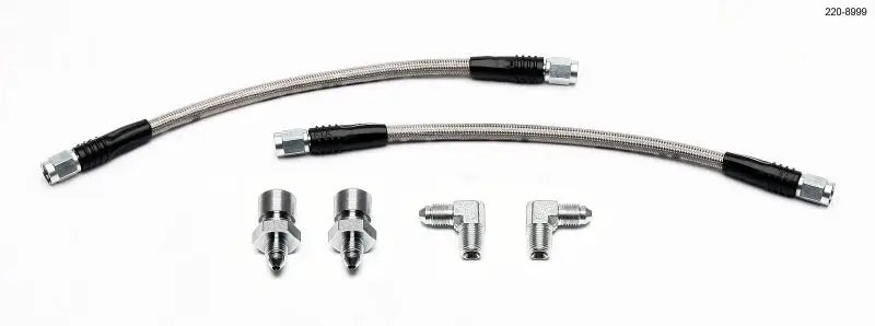 Wilwood GM 1500/2500 Rear (w/13in Rotor) 10in OAL Flexline Brake Hose w/Fittings wil220-8999