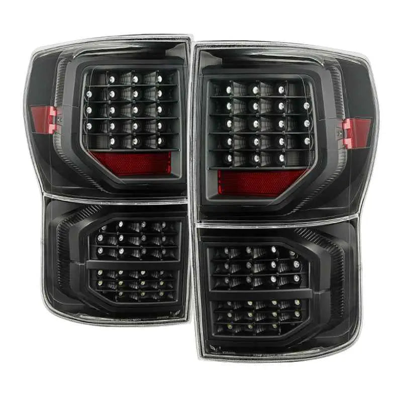 Xtune Toyota Tundra 07-13 LED Tail Lights Black ALT-JH-TTU07-LED-G2-BK 9034466