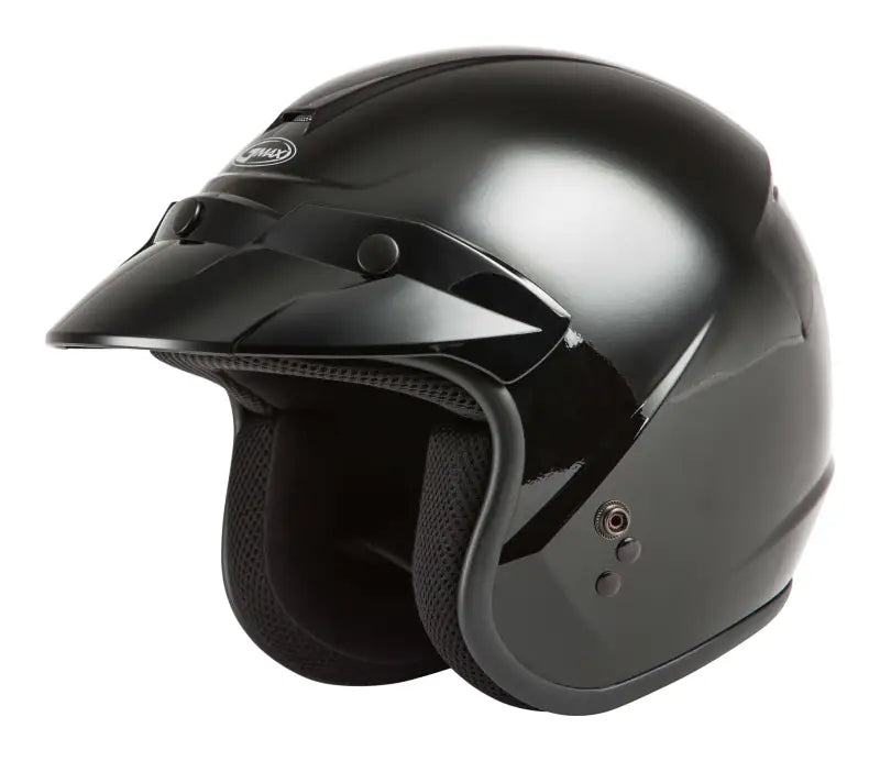Youth Of 2y Open Face Helmet Black Yl wps-72-5361yl