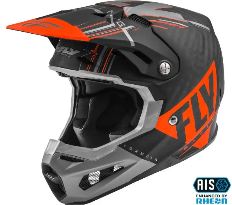 Youth Formula C. Vector Helmet Matte Orange/Grey/Black Yl wps-73-4411yl
