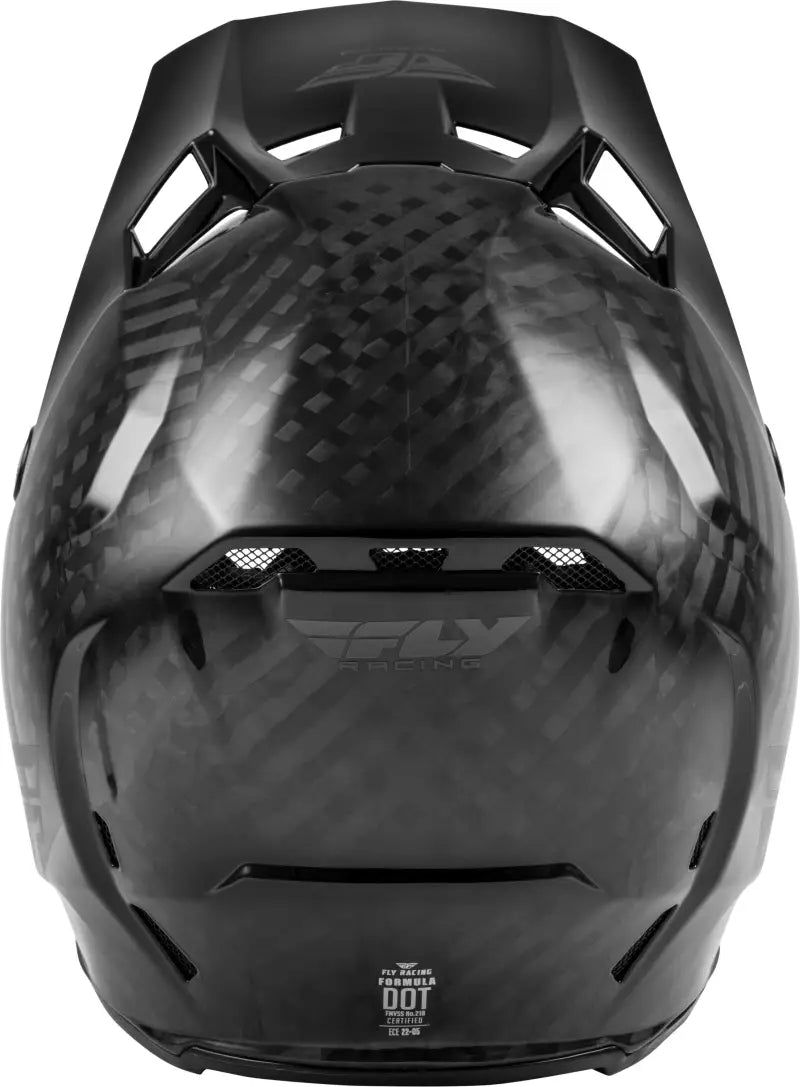 Youth Formula Carbon Solid Helmet Black Carbon Yl wps-73-4400yl