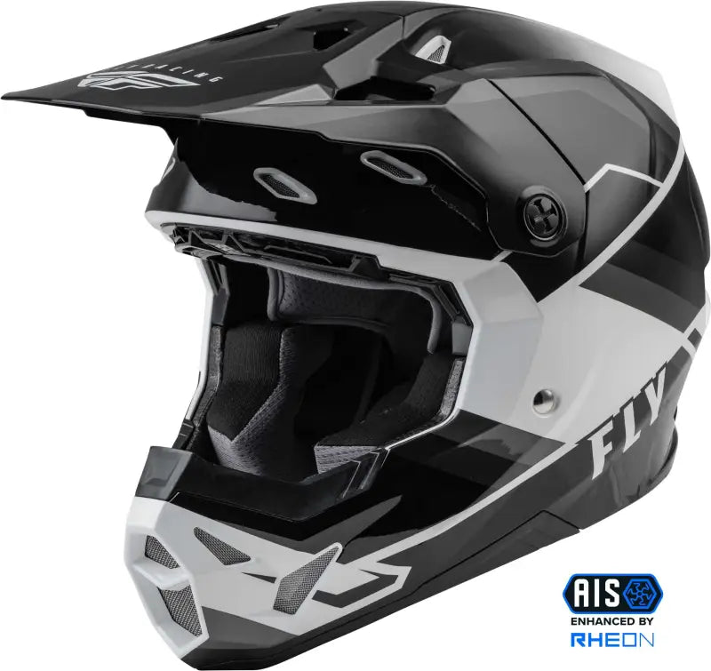 Youth Formula Cp Rush Helmet Grey/Black/White Yl wps-73-0023yl