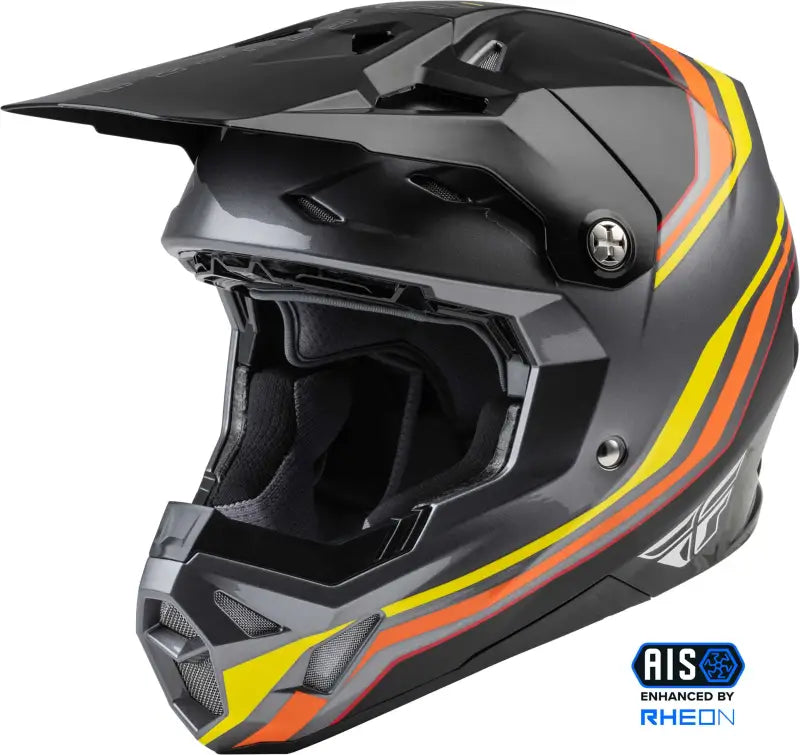 Youth Formula Cp S.E. Speeder Helmet Black/Yellow/Red Yl wps-73-0024yl