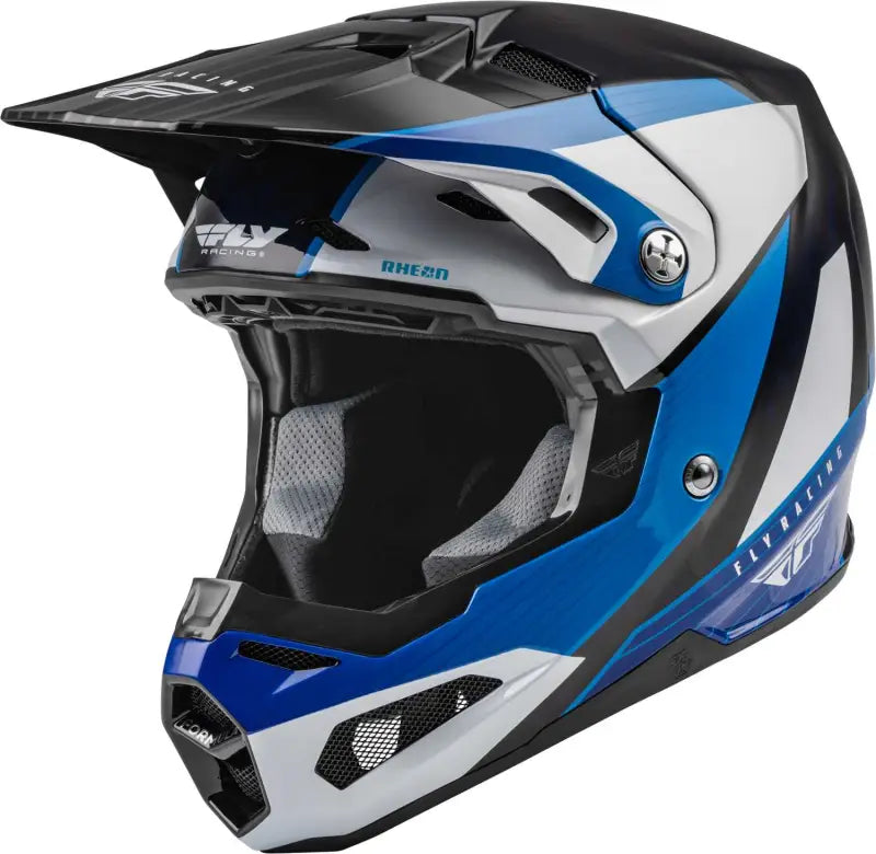 Youth Formula Crb Prime Helmet Blue/White/Blue Carbon Yl wps-73-4430yl