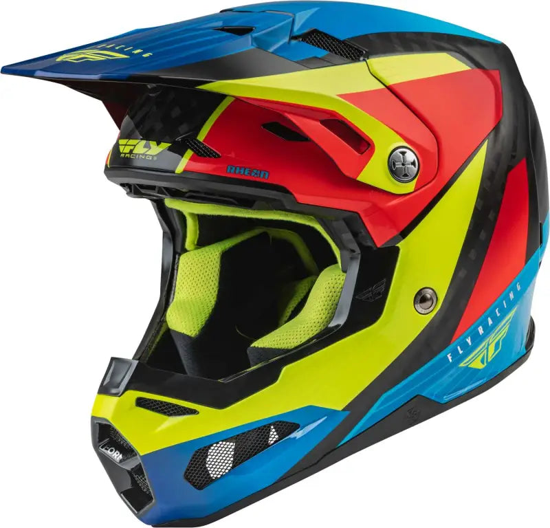 Youth Formula Crb Prime Helmet Hi Vis/Blue/Red Yl wps-73-4433yl