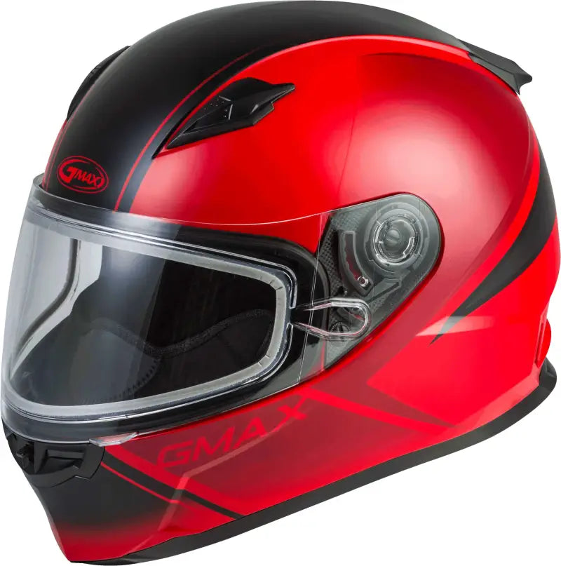 Youth Gm 49y Hail Snow Helmet Matte Red/Black Yl wps-72-6005yl