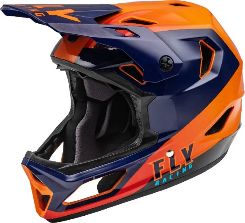 Youth Rayce Helmet Navy/Orange/Red Yl wps-73-3606yl