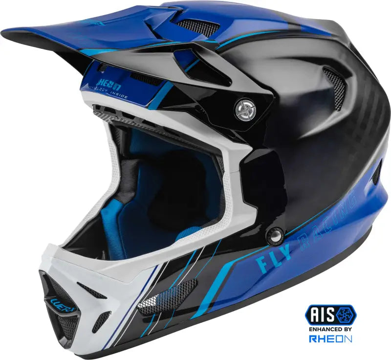 Youth Werx R Carbon Helmet Blue/Carbon Yl wps-73-9222yl