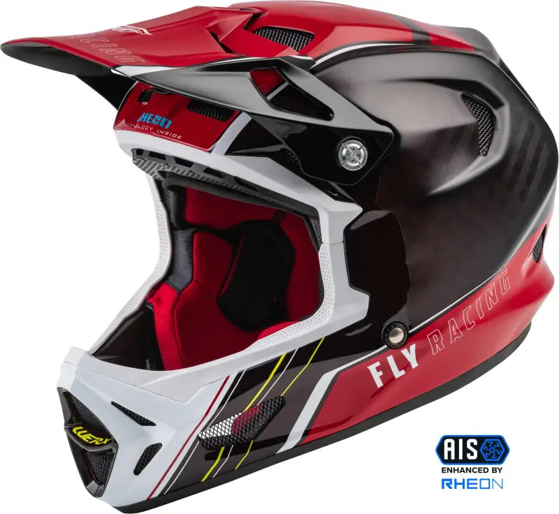 Youth Werx R Carbon Helmet Red Carbon Yl wps-73-9226yl